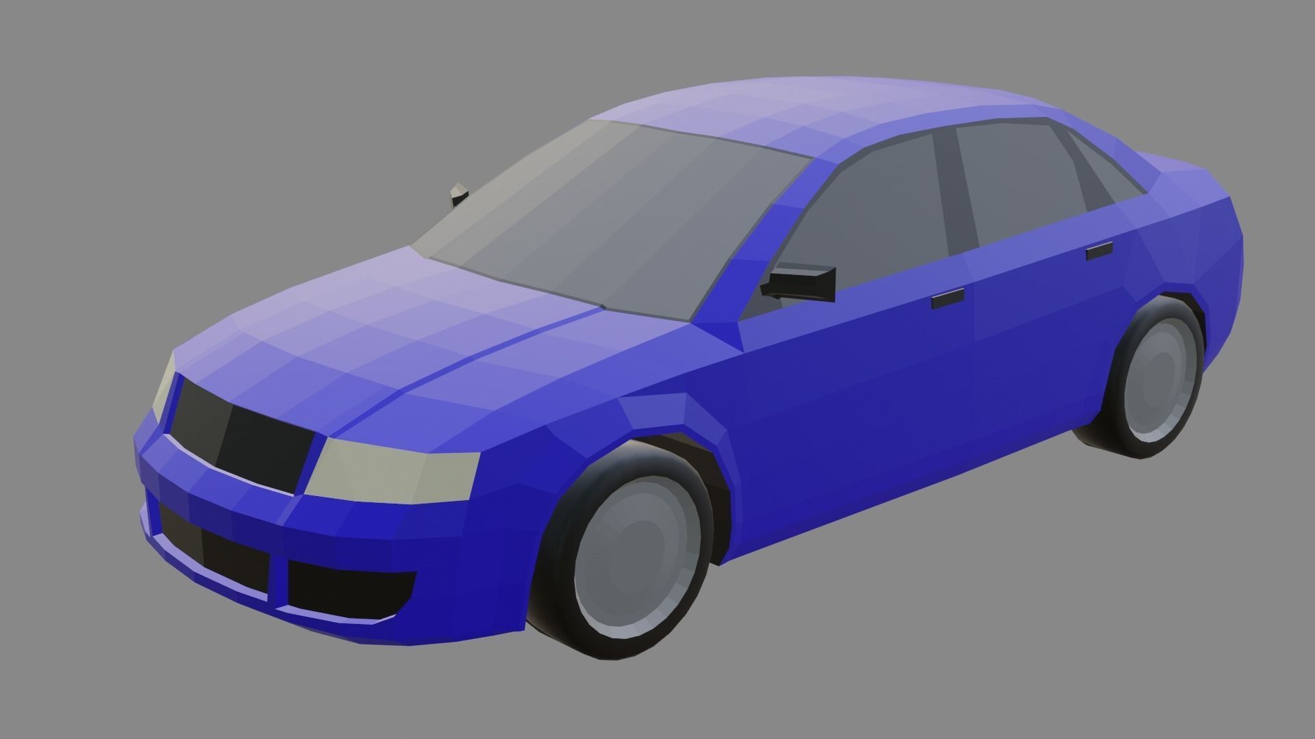 LowPoly Car Pack Low-poly 3D model_5