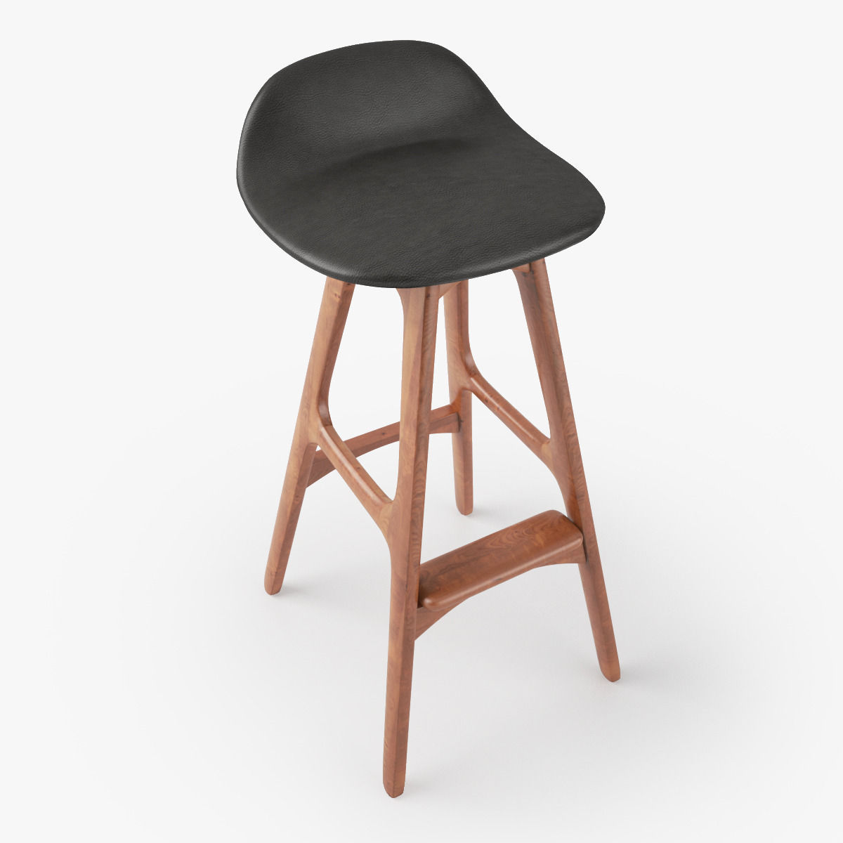 Erik Buch Bar Stool 3D model_5