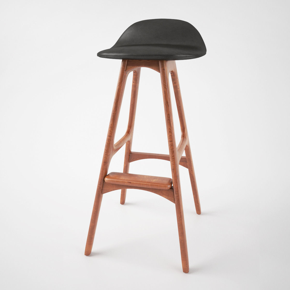 Erik Buch Bar Stool 3D model_3