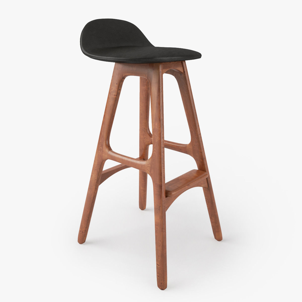 Erik Buch Bar Stool 3D model_2