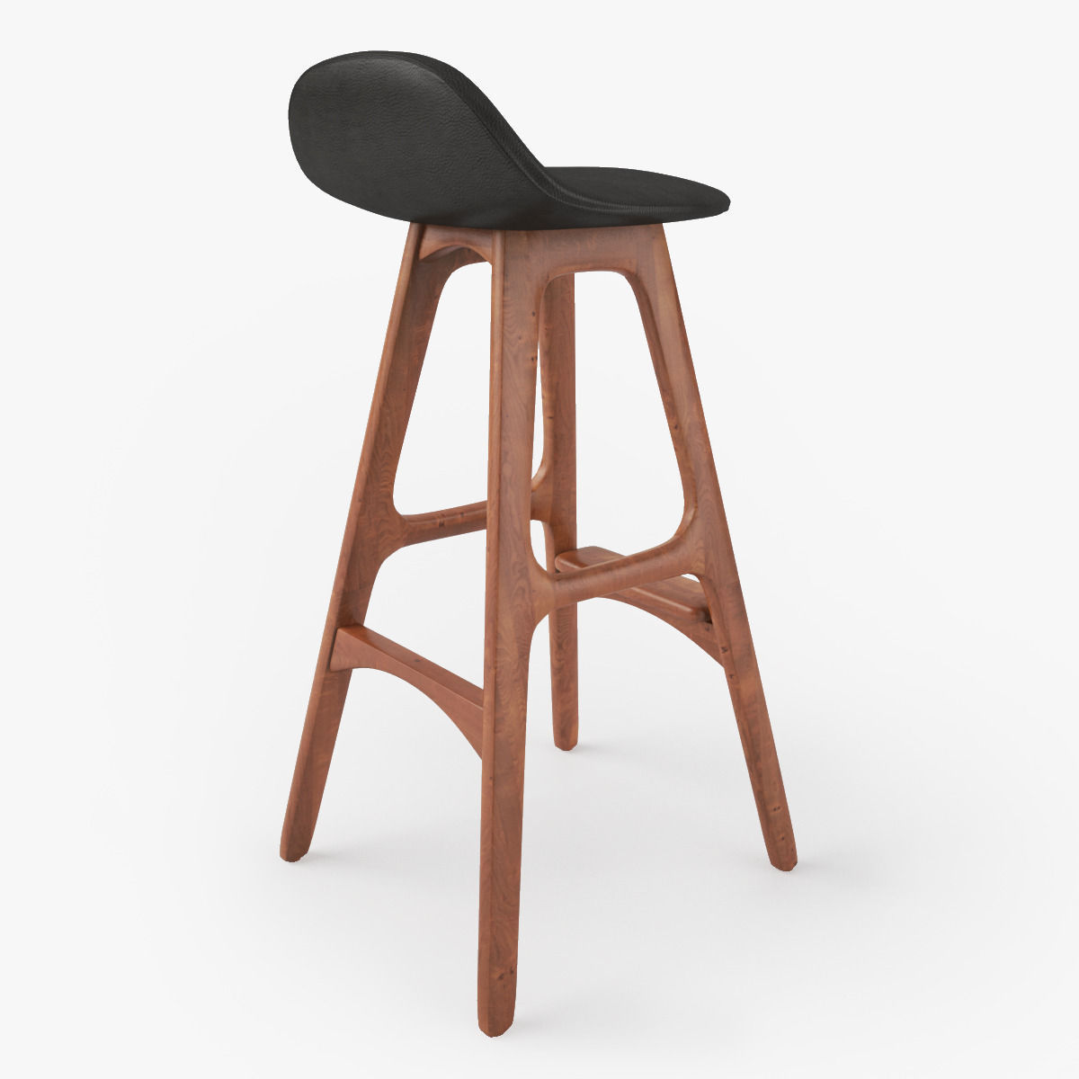 Erik Buch Bar Stool 3D model_6
