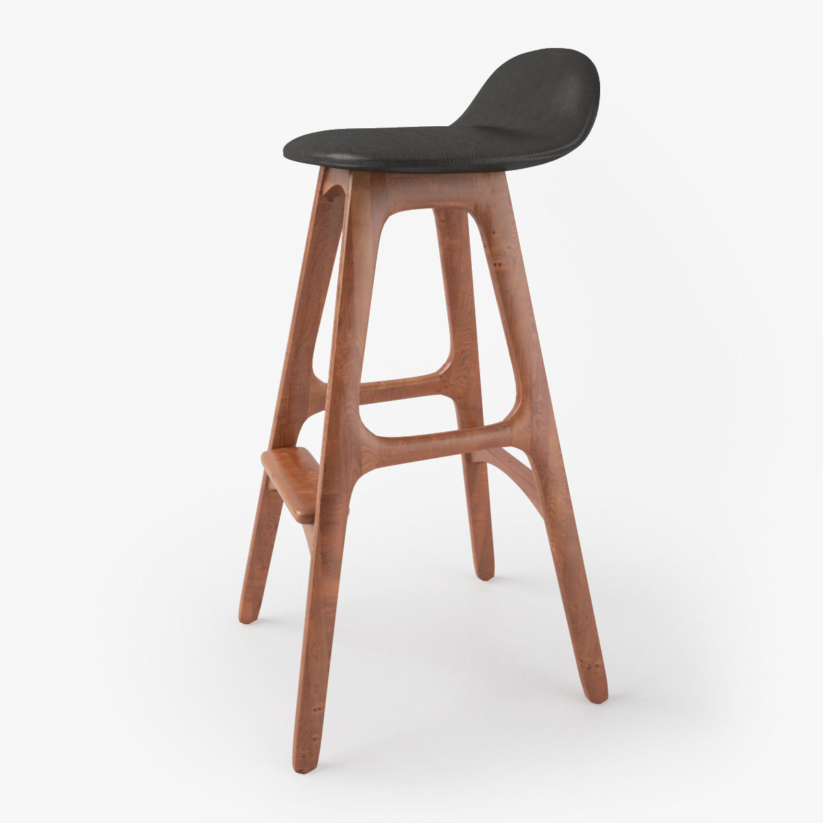 Erik Buch Bar Stool 3D model_1