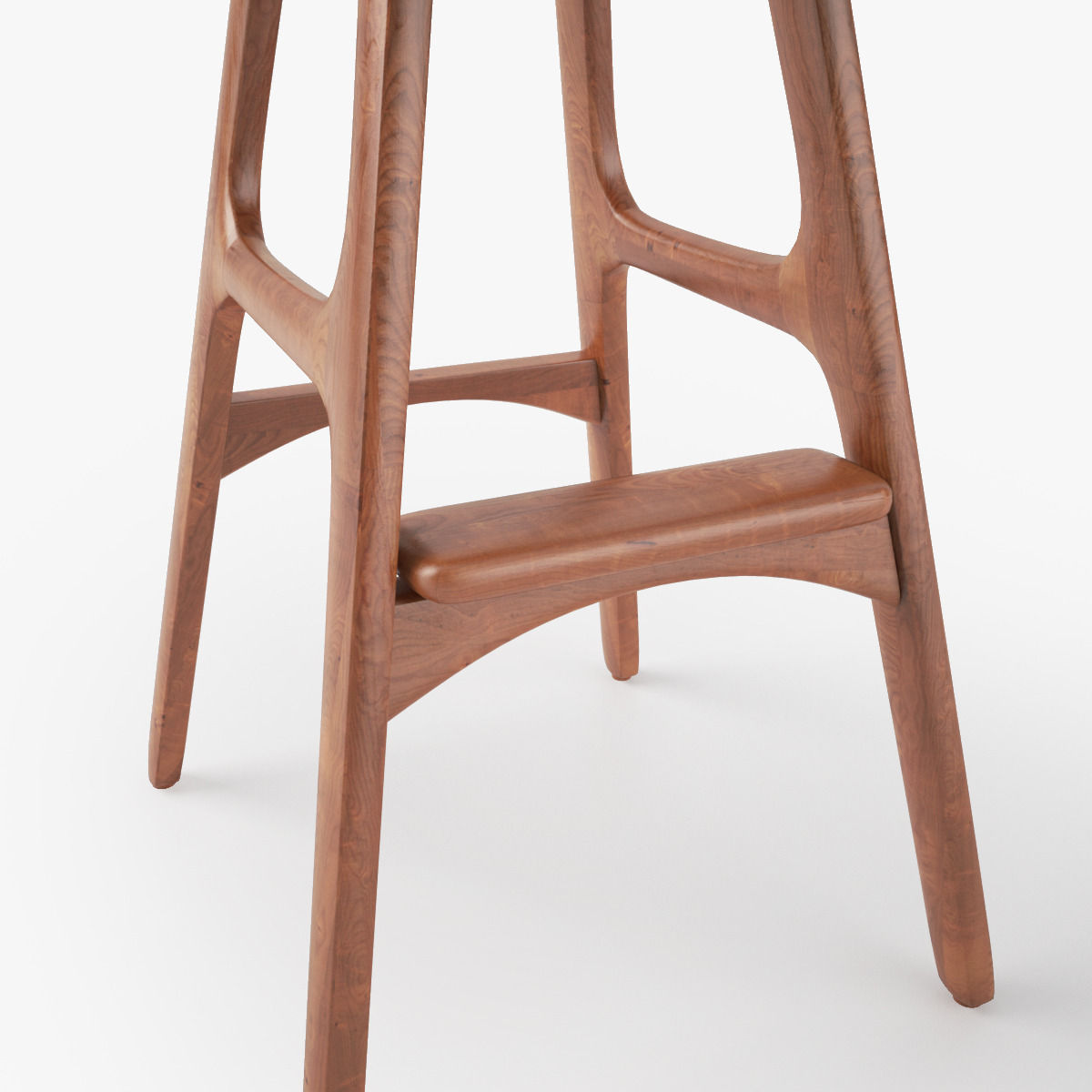 Erik Buch Bar Stool 3D model_4