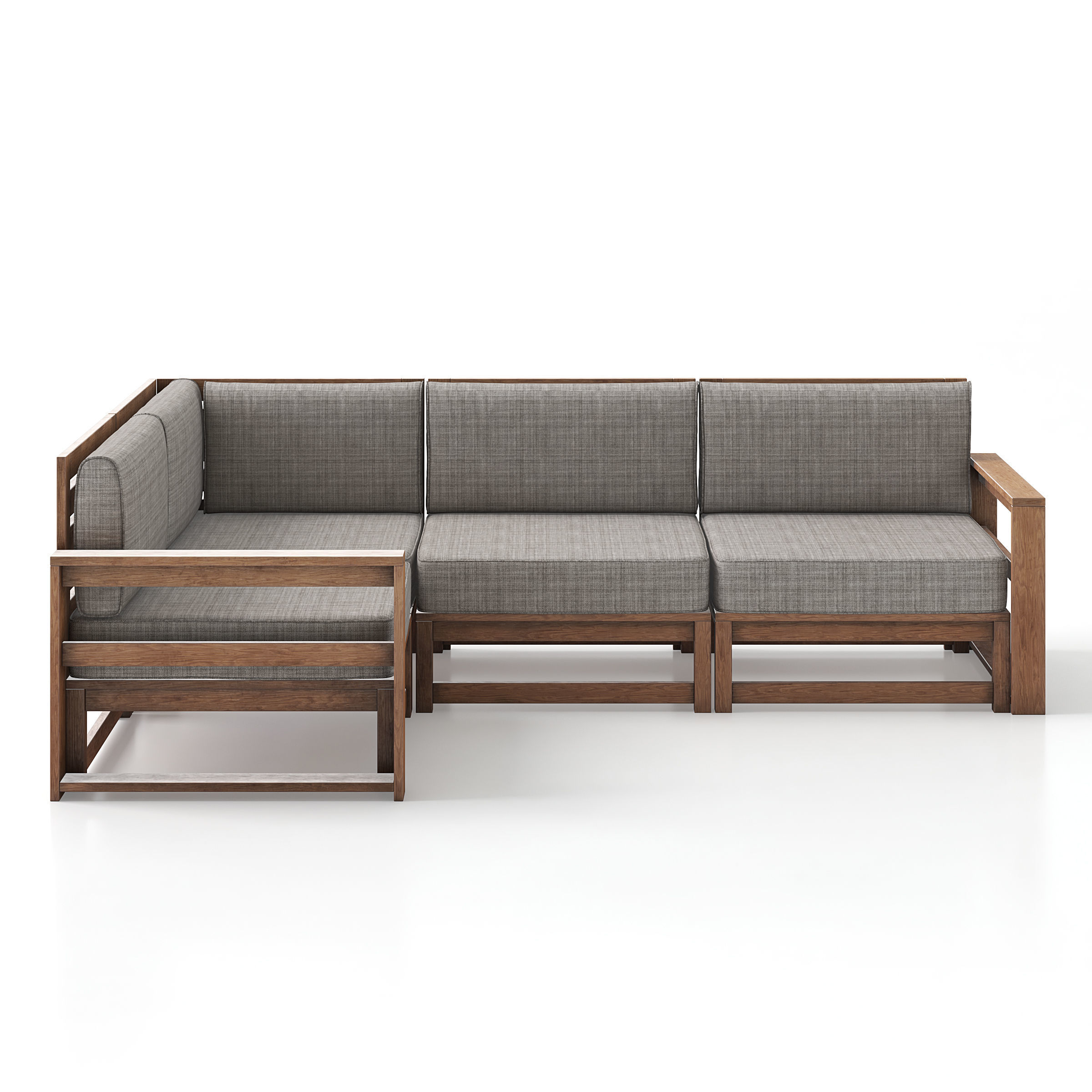 Garden Sofa 3D model_2