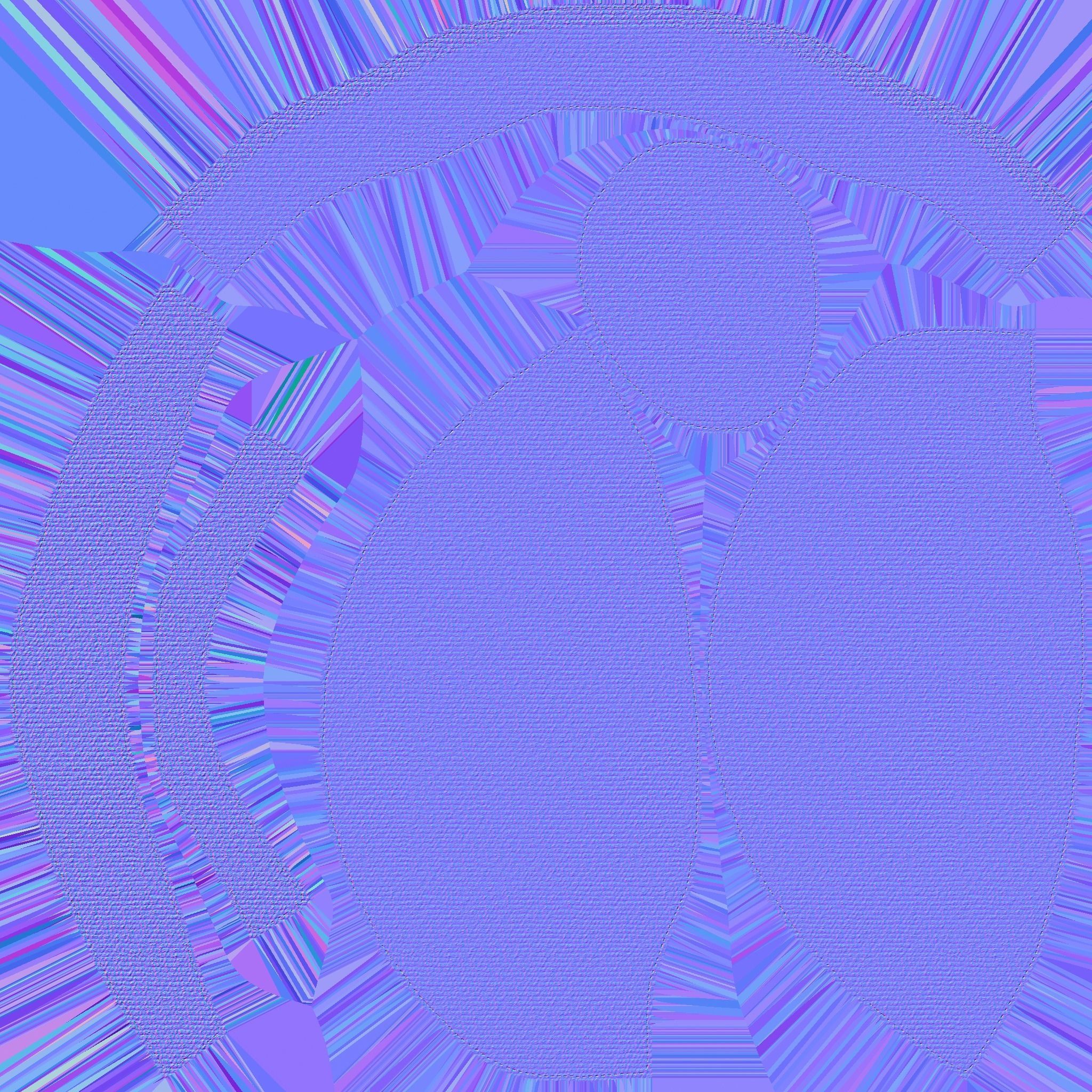 Blue Beanie Winter Cap 11 - Character Fashion Design Low-poly 3D model_18