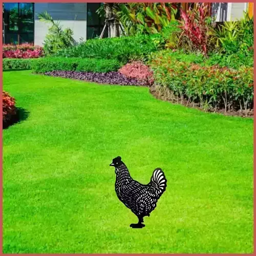 Wonderful Artificial Chicken Home and Garden Outdoor Lawn Decor