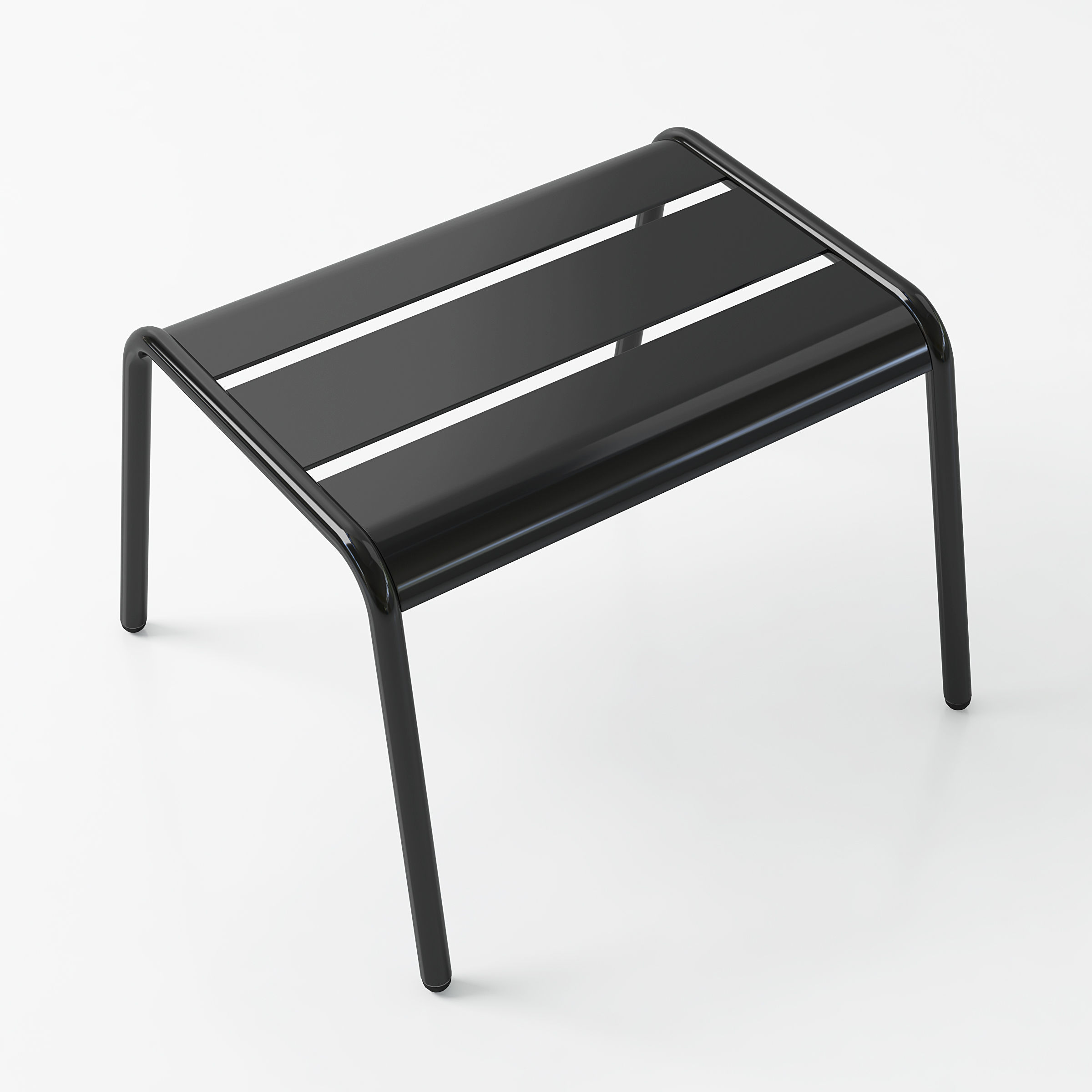 Metal Stool 3D model_3