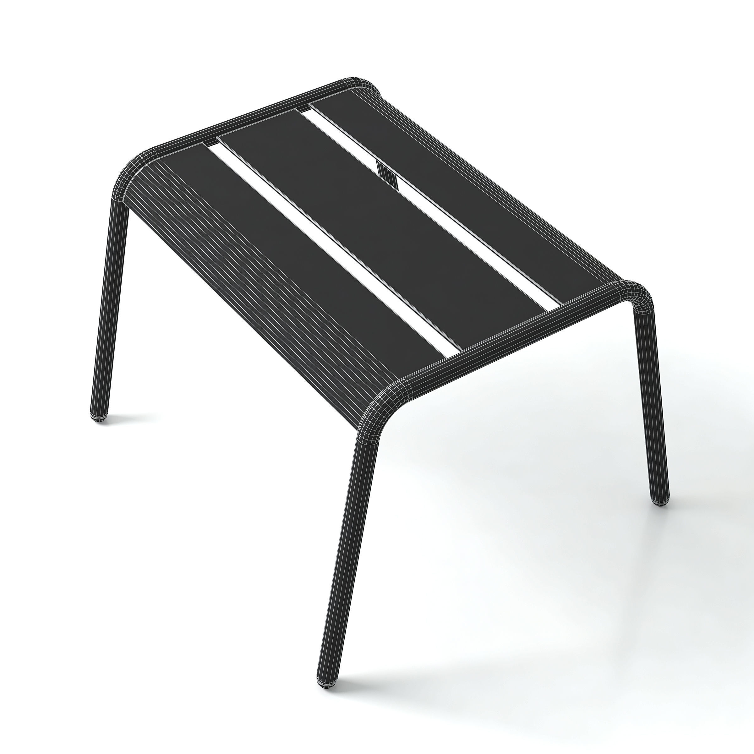 Metal Stool 3D model_6