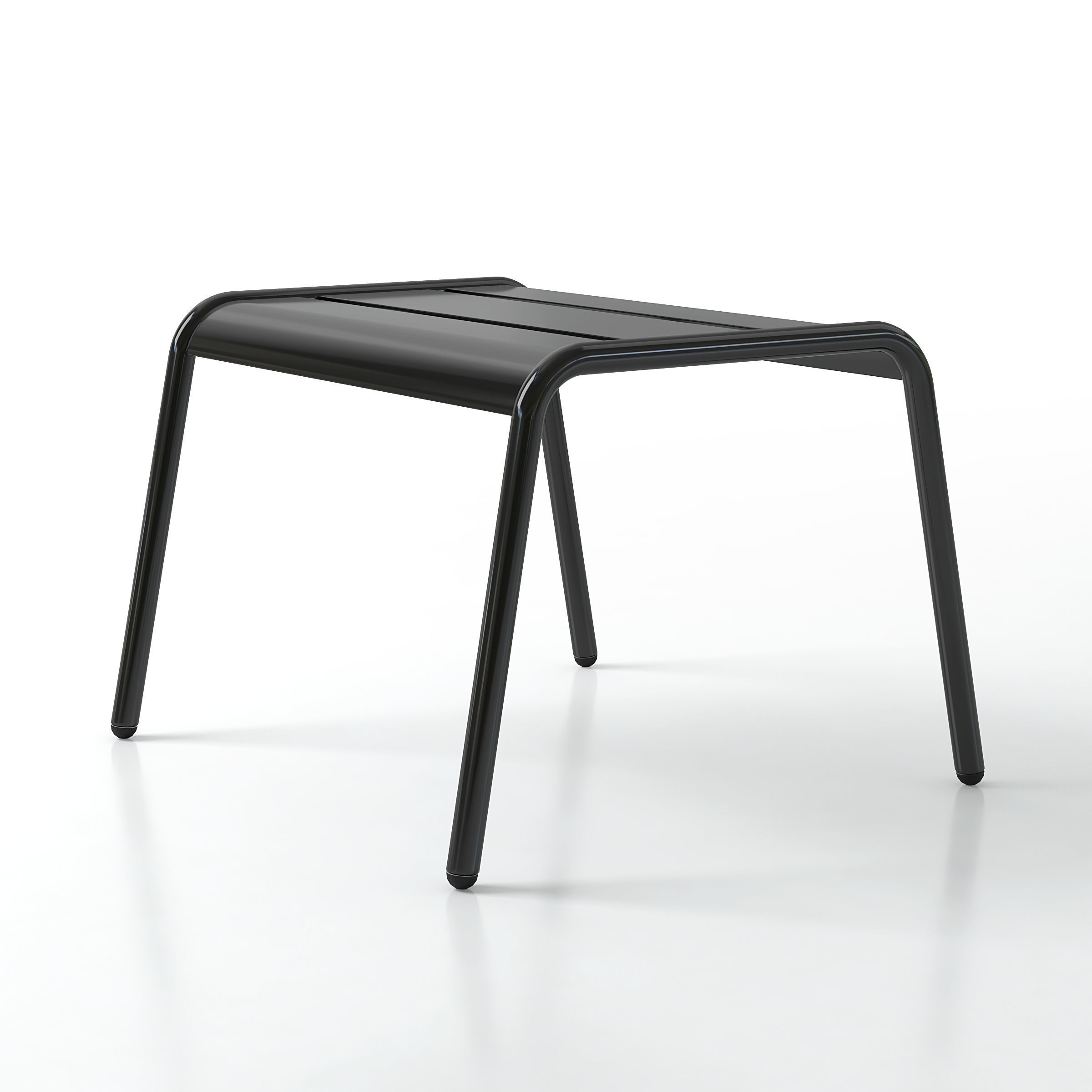 Metal Stool 3D model_1