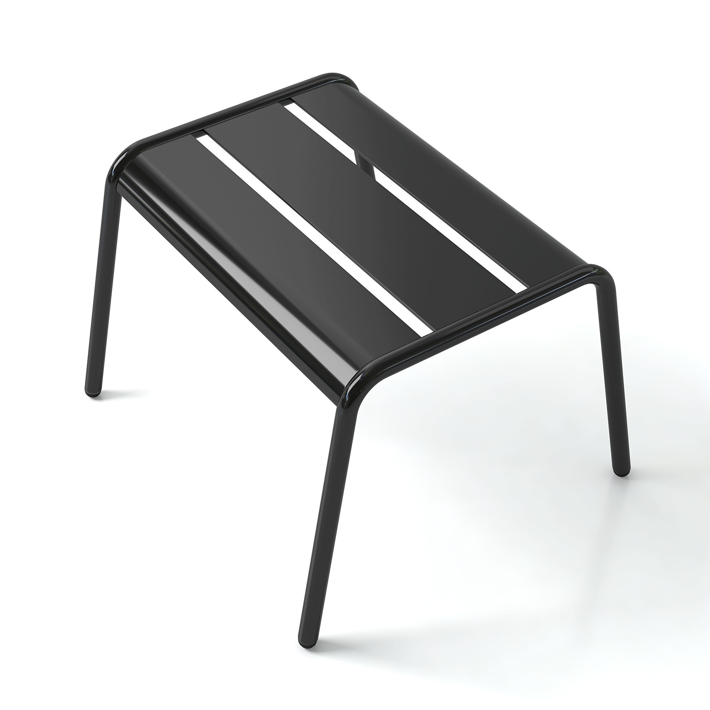 Metal Stool 3D model_2