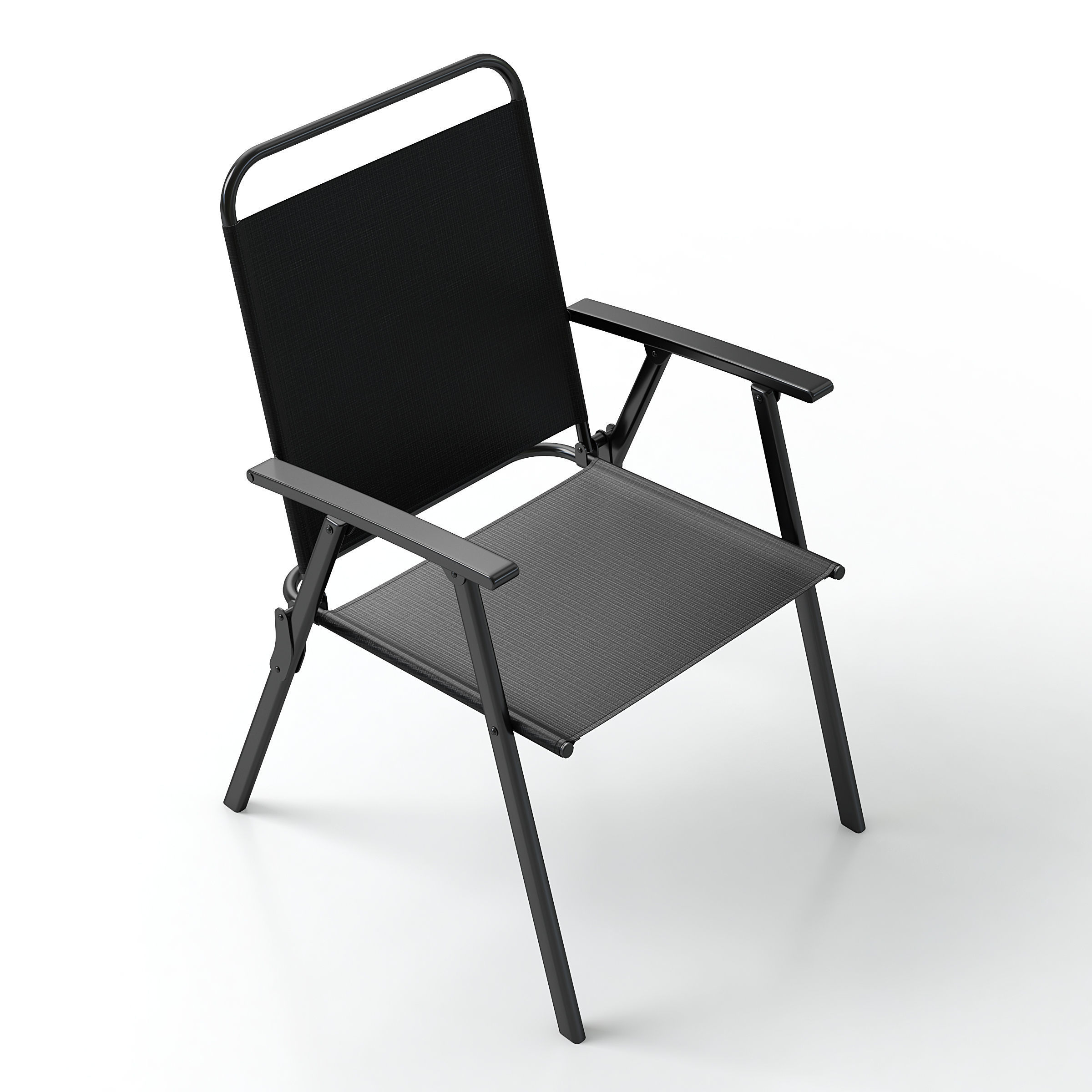 Folding Chair 3D model_5