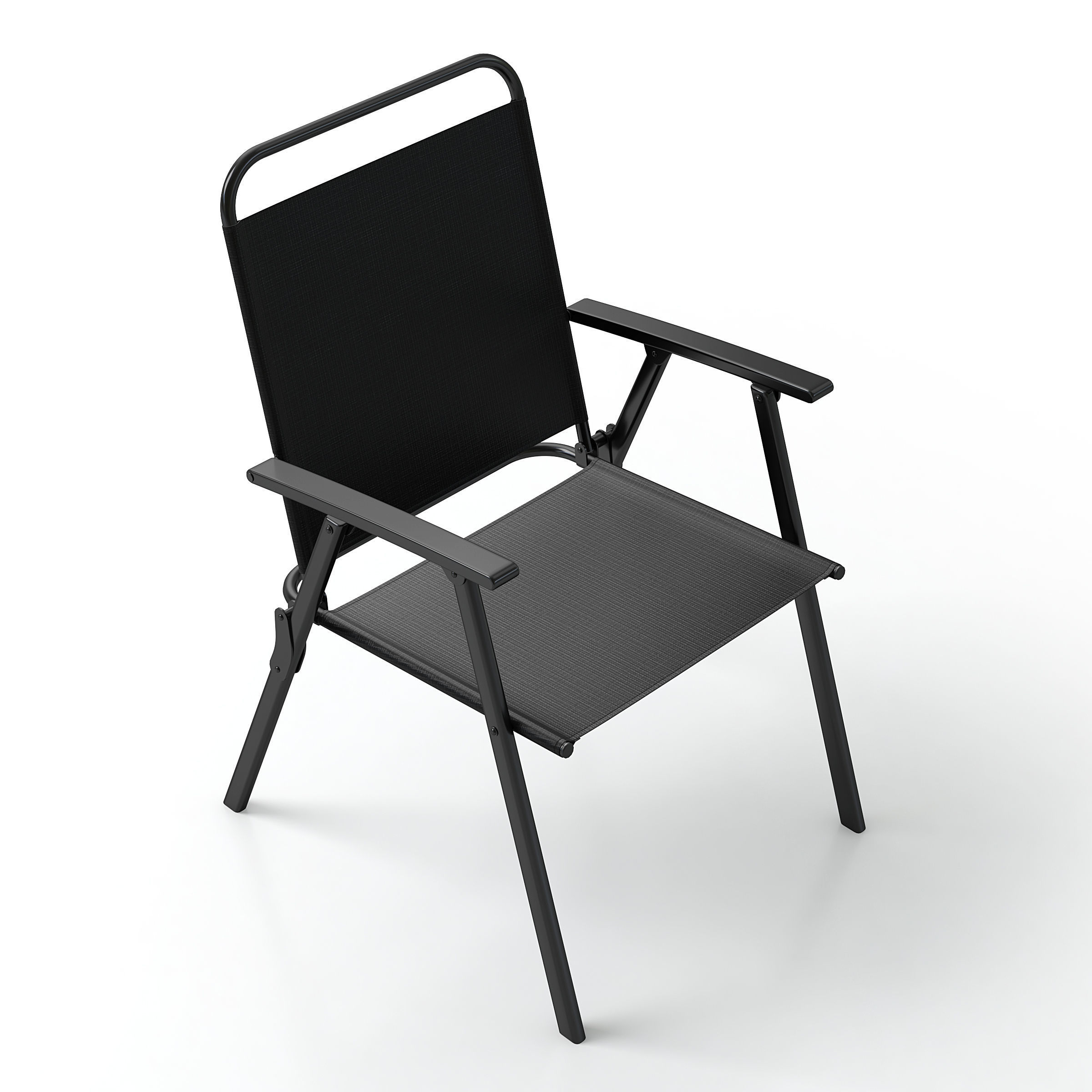Folding Chair 3D model_3