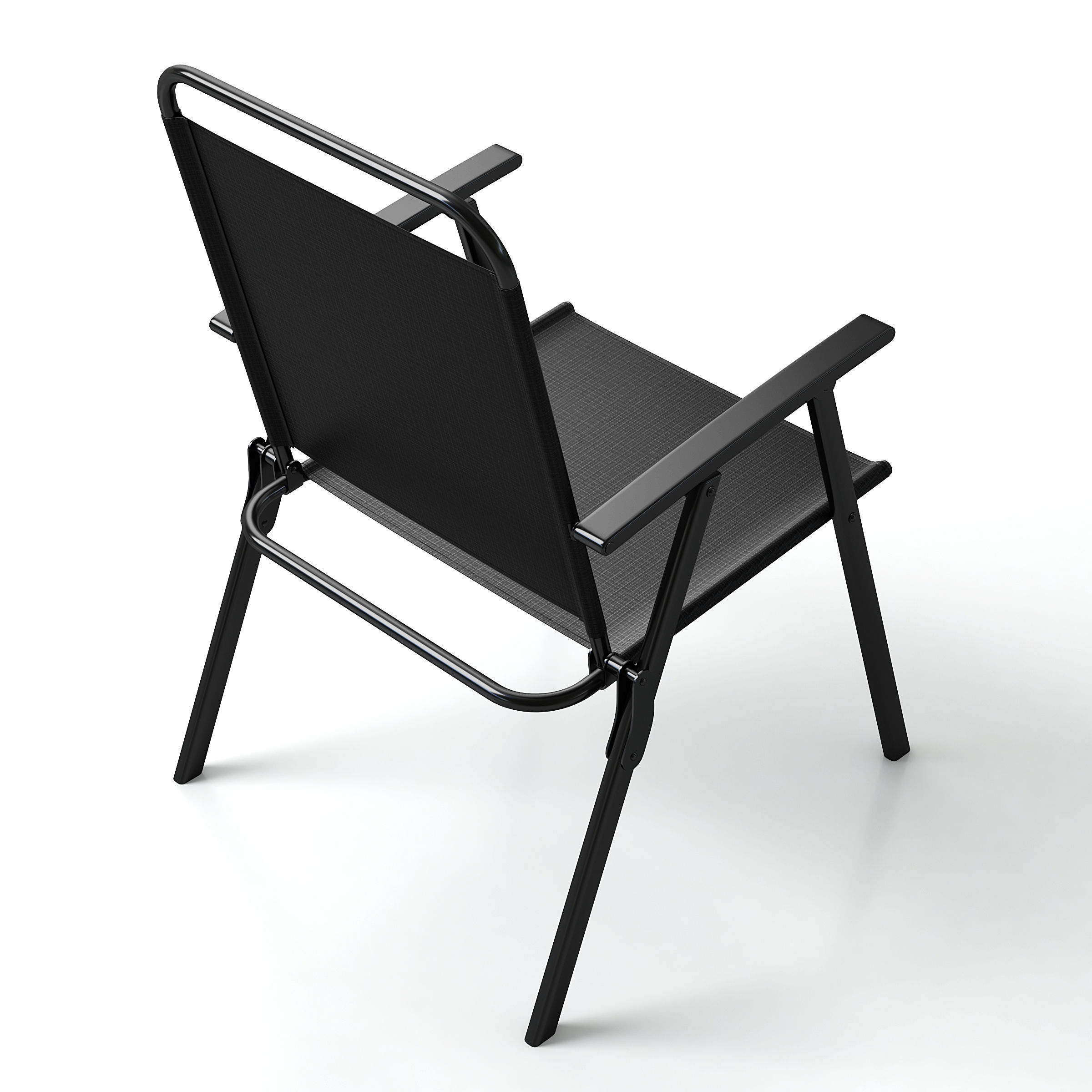Folding Chair 3D model_4