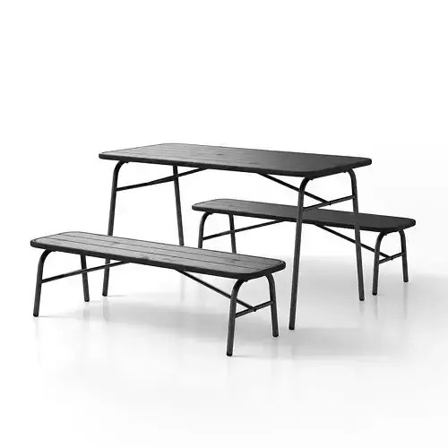 Garden Table with Benches