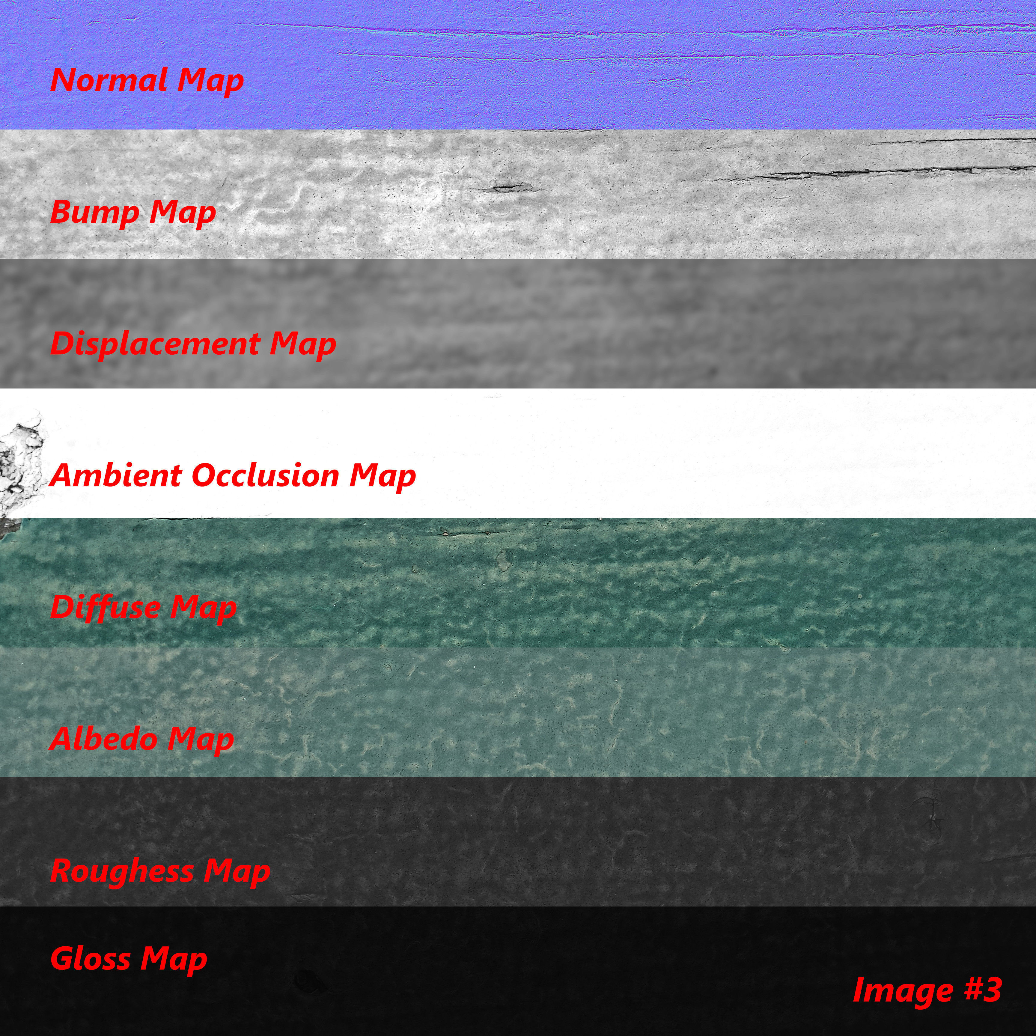 Green Wood Bench Image Texture pack 1-5 Texture_5