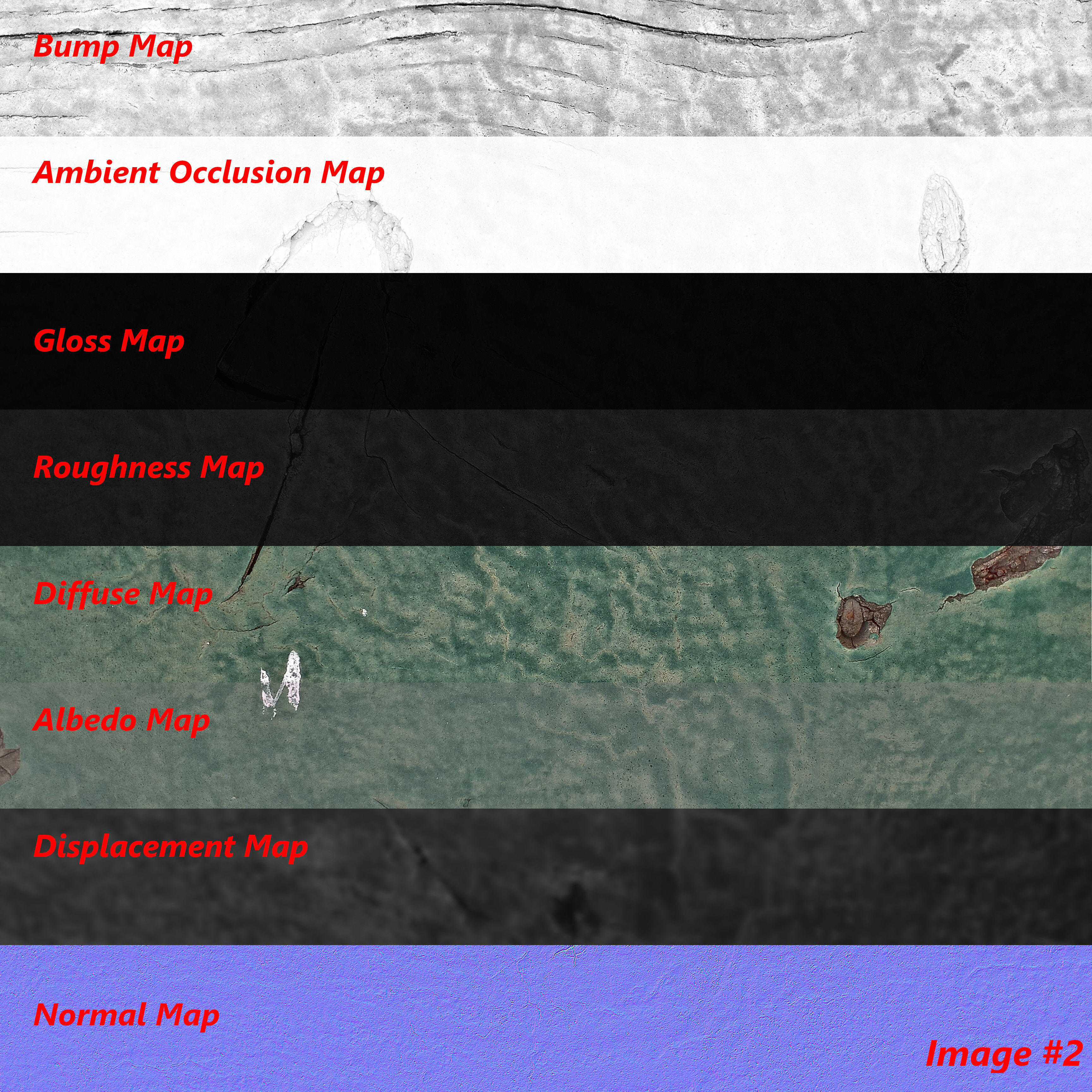 Green Wood Bench Image Texture pack 1-5 Texture_3