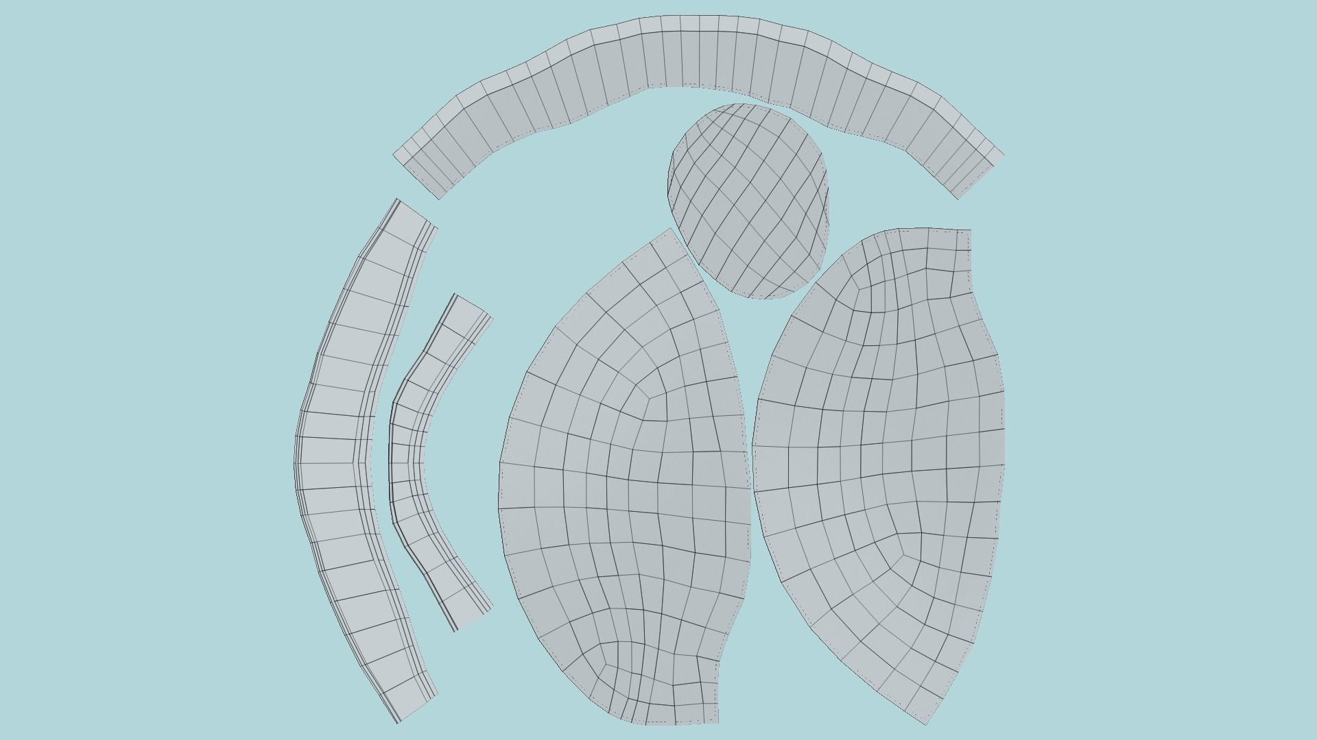 White Beanie Winter Cap 13 - Character Fashion Design Low-poly 3D model_5