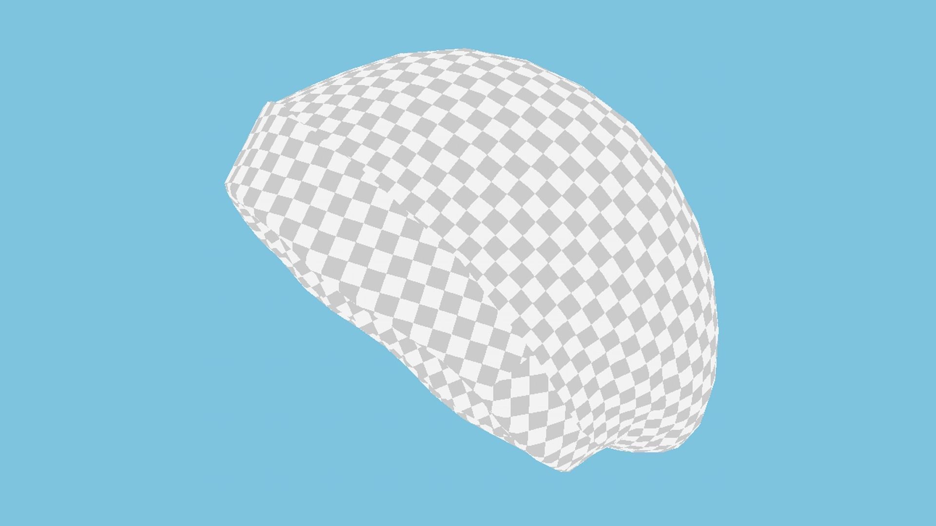 White Beanie Winter Cap 13 - Character Fashion Design Low-poly 3D model_8