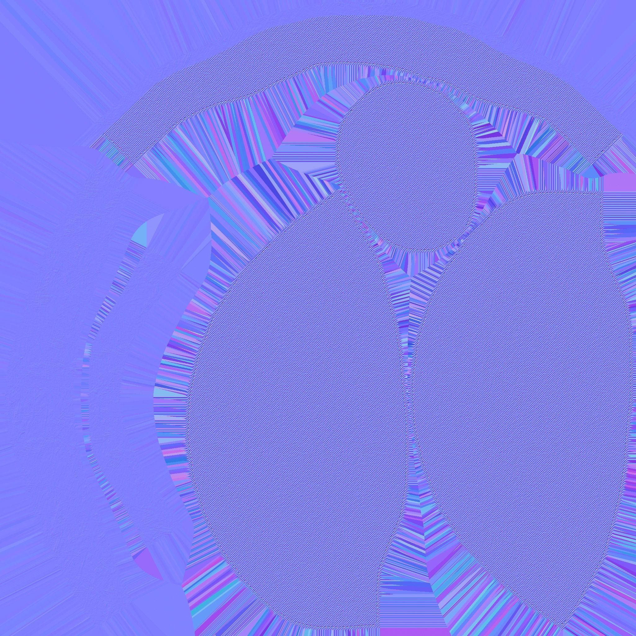 White Beanie Winter Cap 13 - Character Fashion Design Low-poly 3D model_19