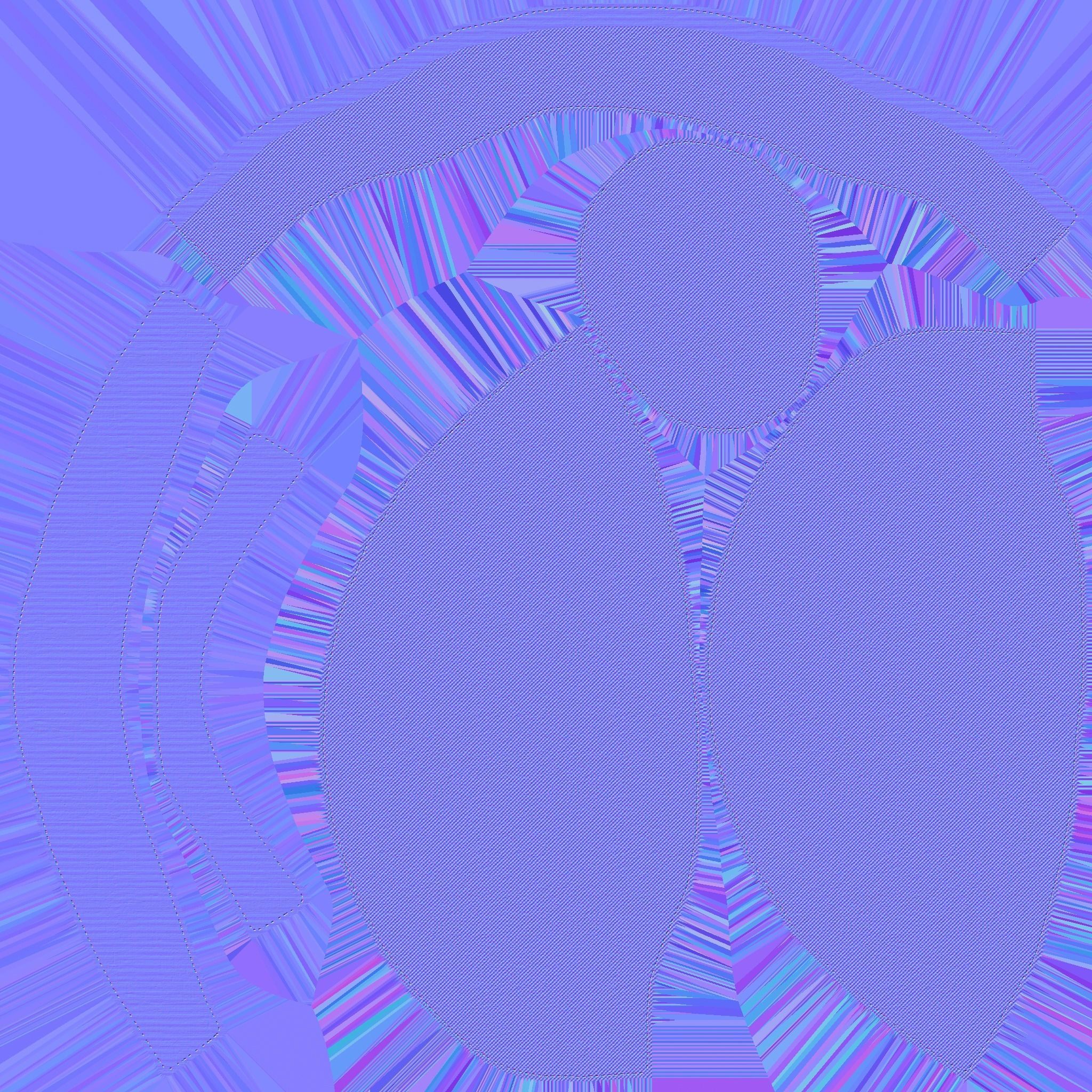 Camouflage Beanie Winter Cap 14 - Character Fashion Design Low-poly 3D model_19