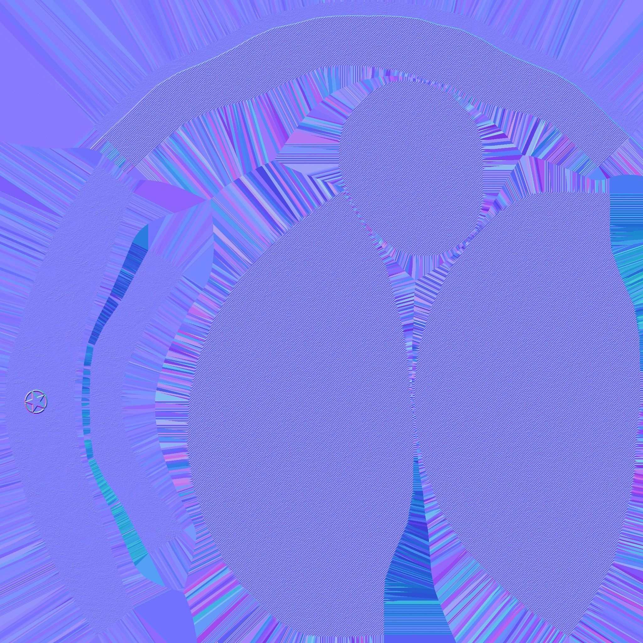 Brown Leather Beanie Winter Cap 15 - Character Fashion Design Low-poly 3D model_17