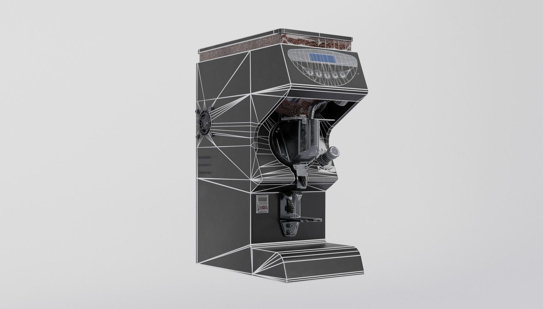 coffee grinder NUOVA SIMONELLI MYTHOS ONE Low-poly 3D model_7