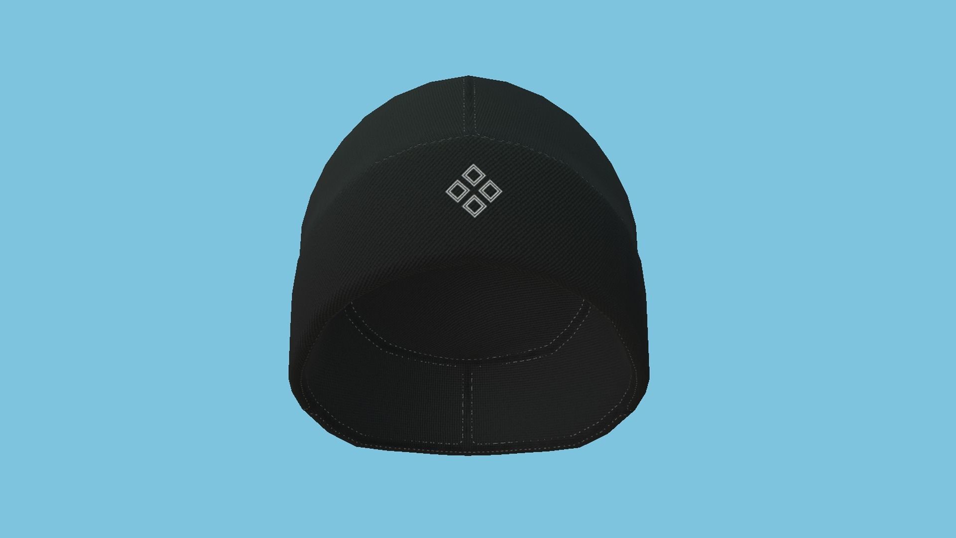 Black Beanie Winter Cap 16 - Character Fashion Design Low-poly 3D model_1