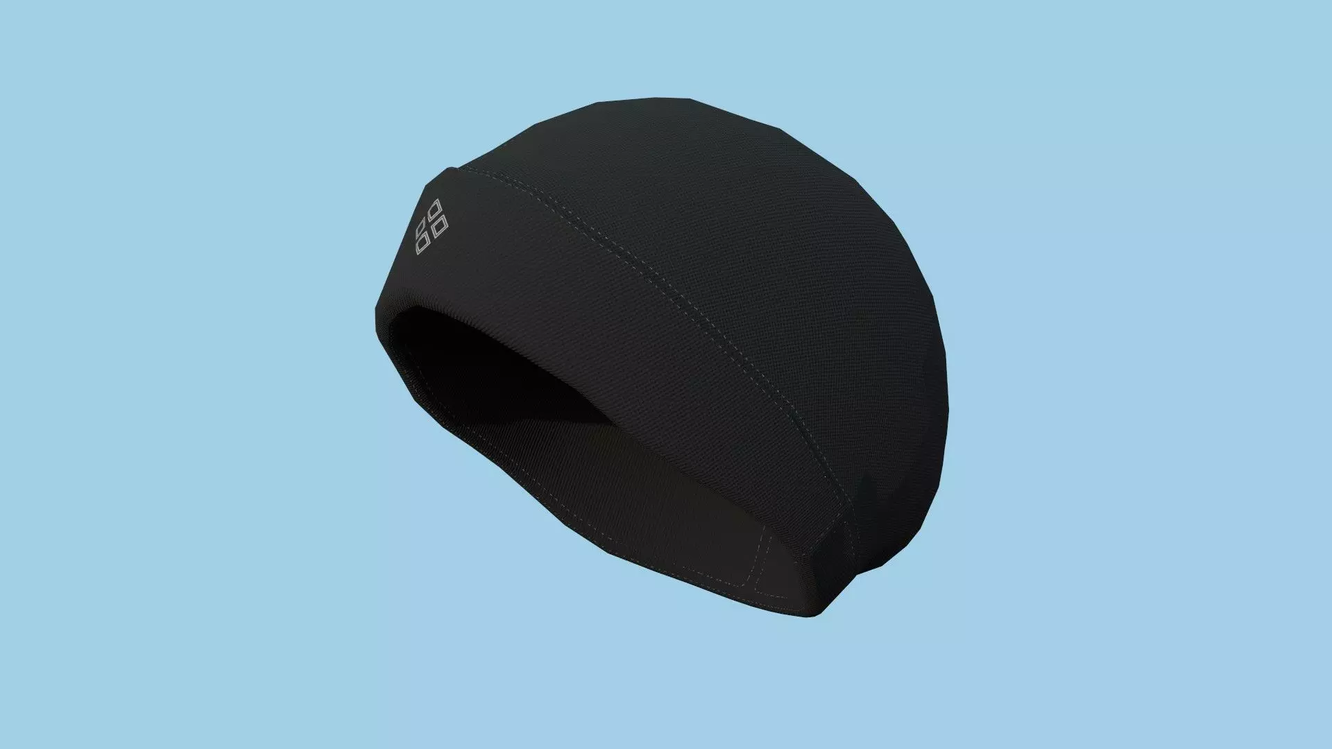 Black Beanie Winter Cap 16 - Character Fashion Design Low-poly 3D model_0