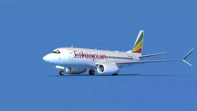 Boeing 737 MAX 7 Ethiopean Airlines
