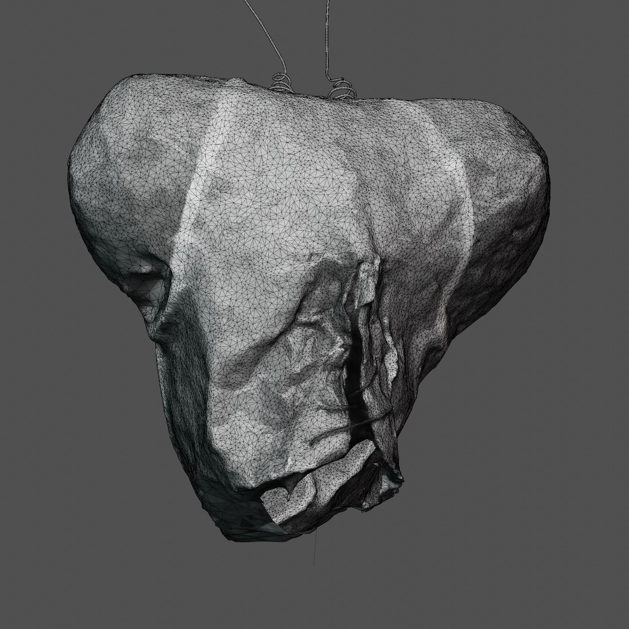 Praying Mantis Mask - 3D Scan Free 3D model_7