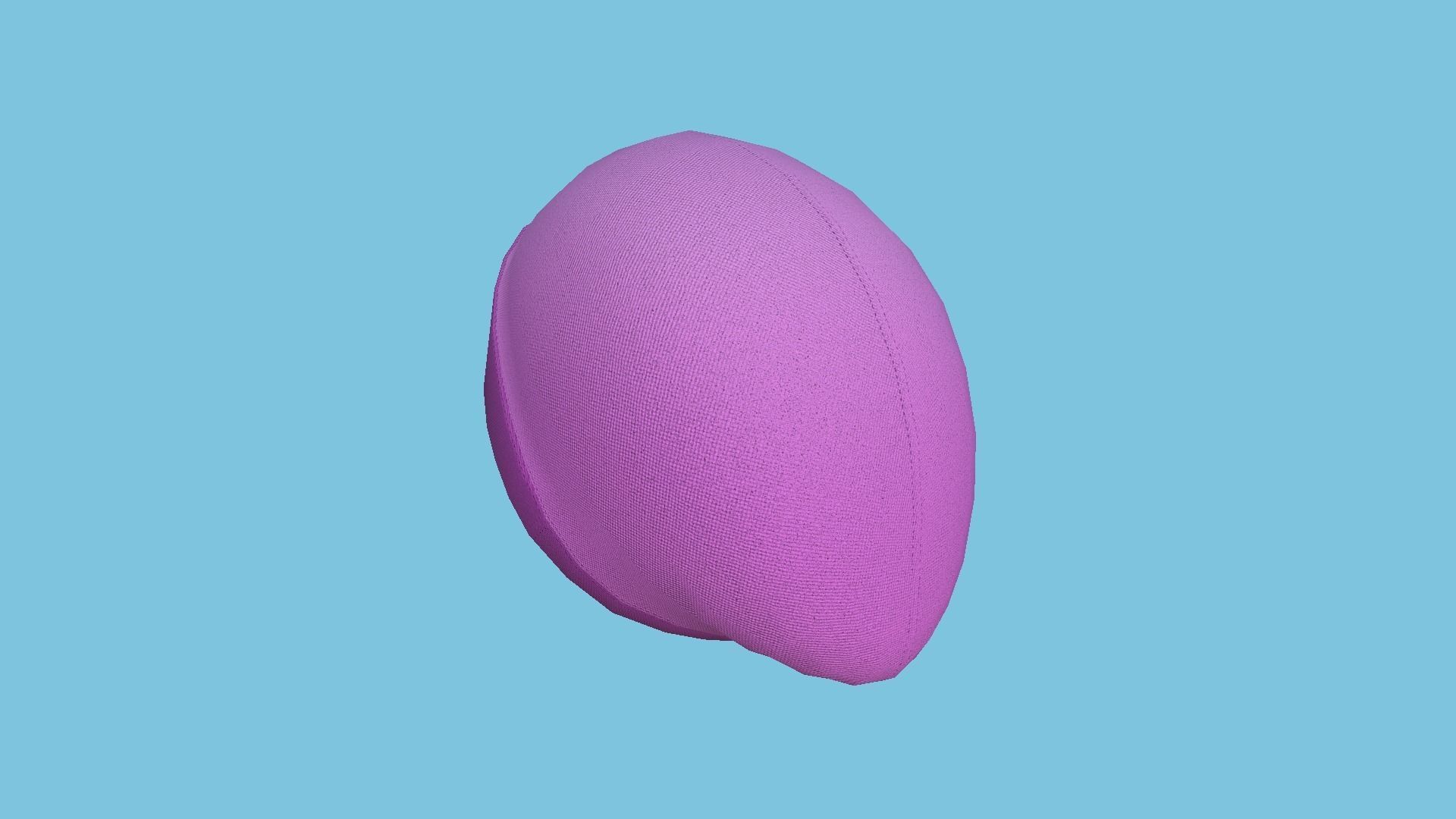 Pink Beanie Winter Cap 18 - Character Fashion Design Low-poly 3D model_3