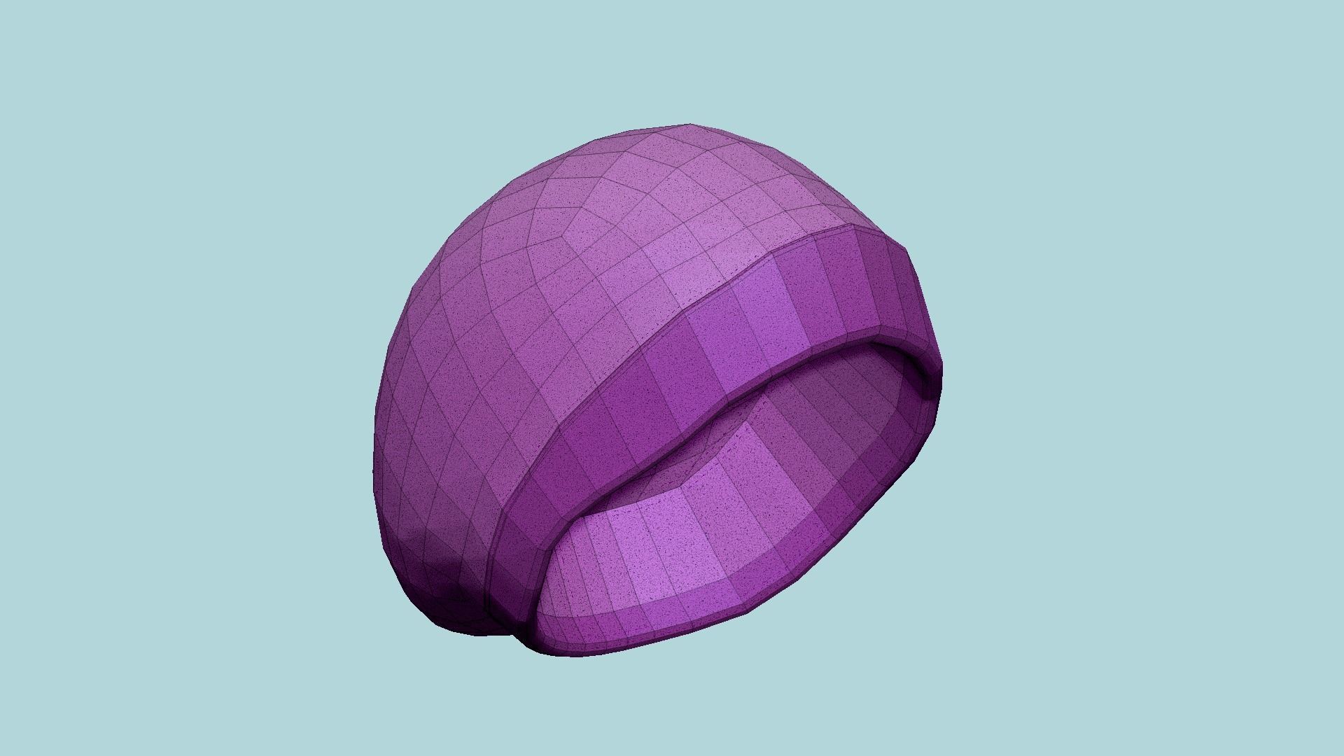 Pink Beanie Winter Cap 18 - Character Fashion Design Low-poly 3D model_6