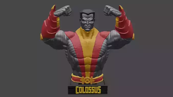 Colossus Bust 3D print model
