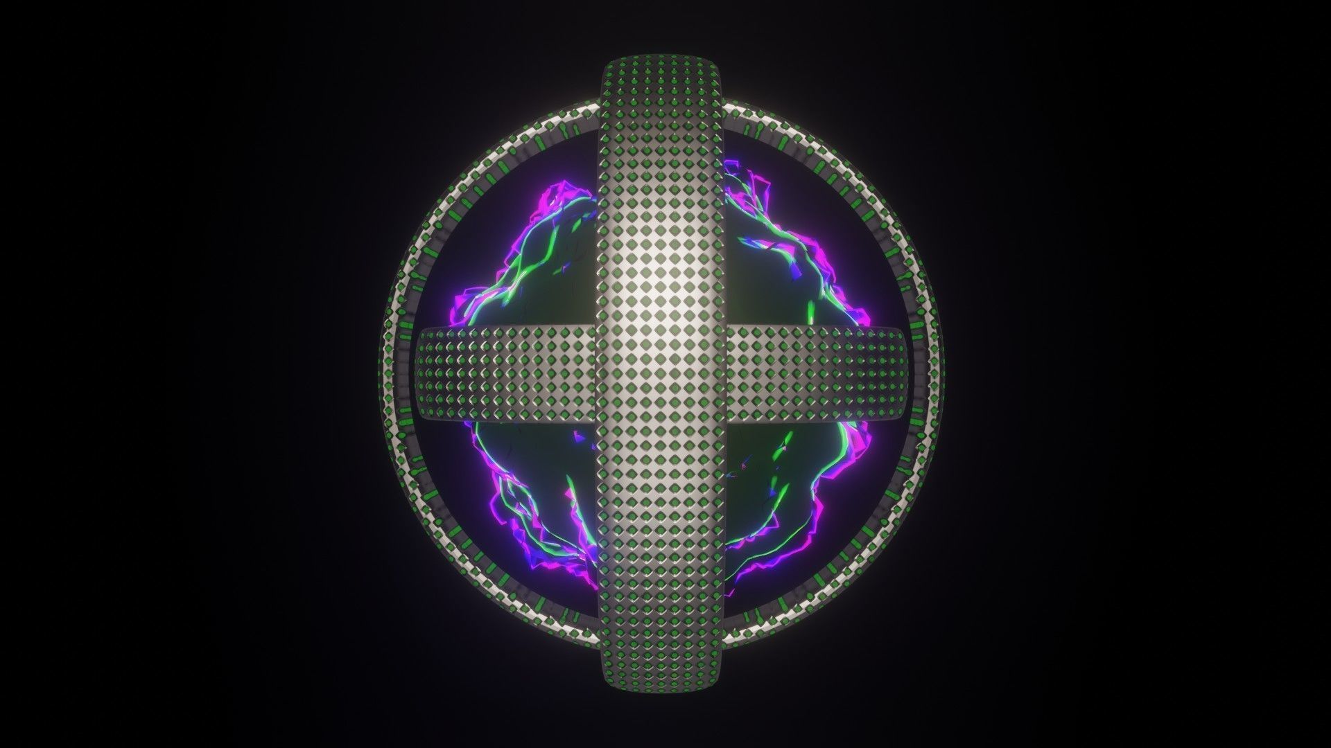 Animated Scifi Core Free low-poly 3D model_4