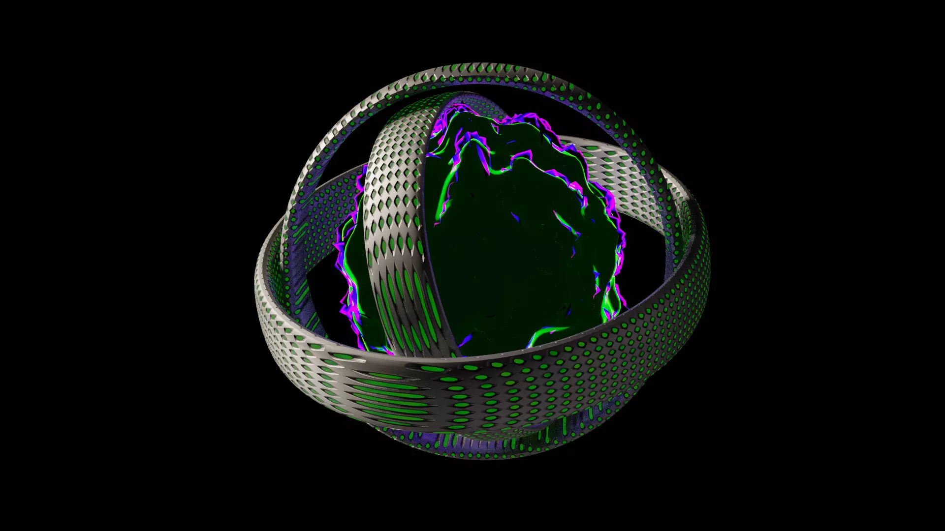 Animated Scifi Core Free low-poly 3D model_0