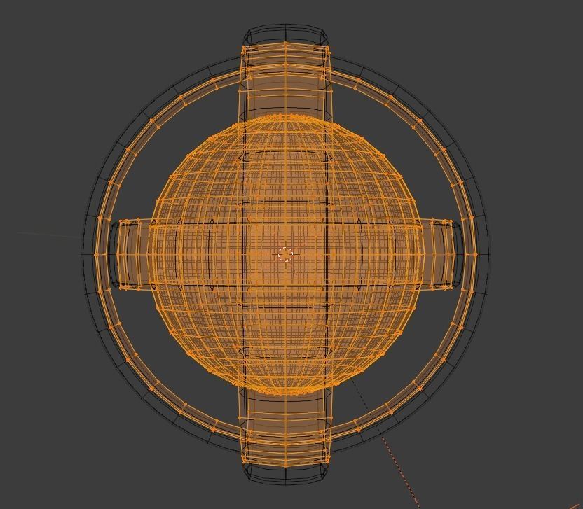 Animated Scifi Core Free low-poly 3D model_6