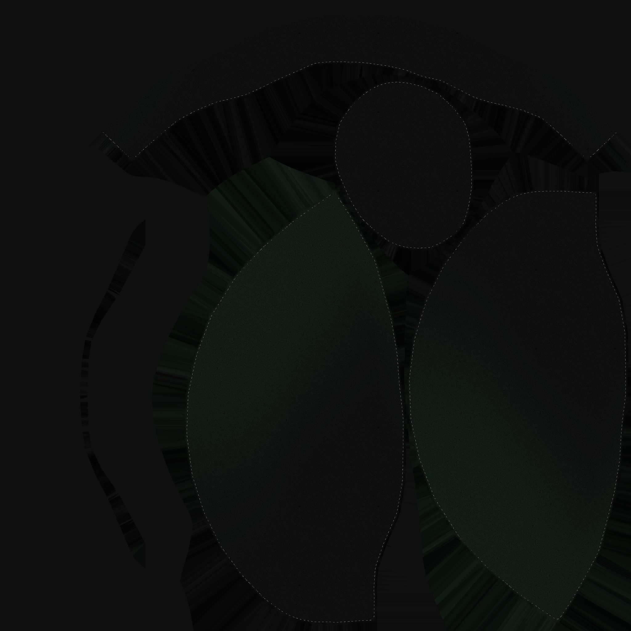 Black Leather Beanie Winter Cap 19 - Character Fashion Design Low-poly 3D model_16