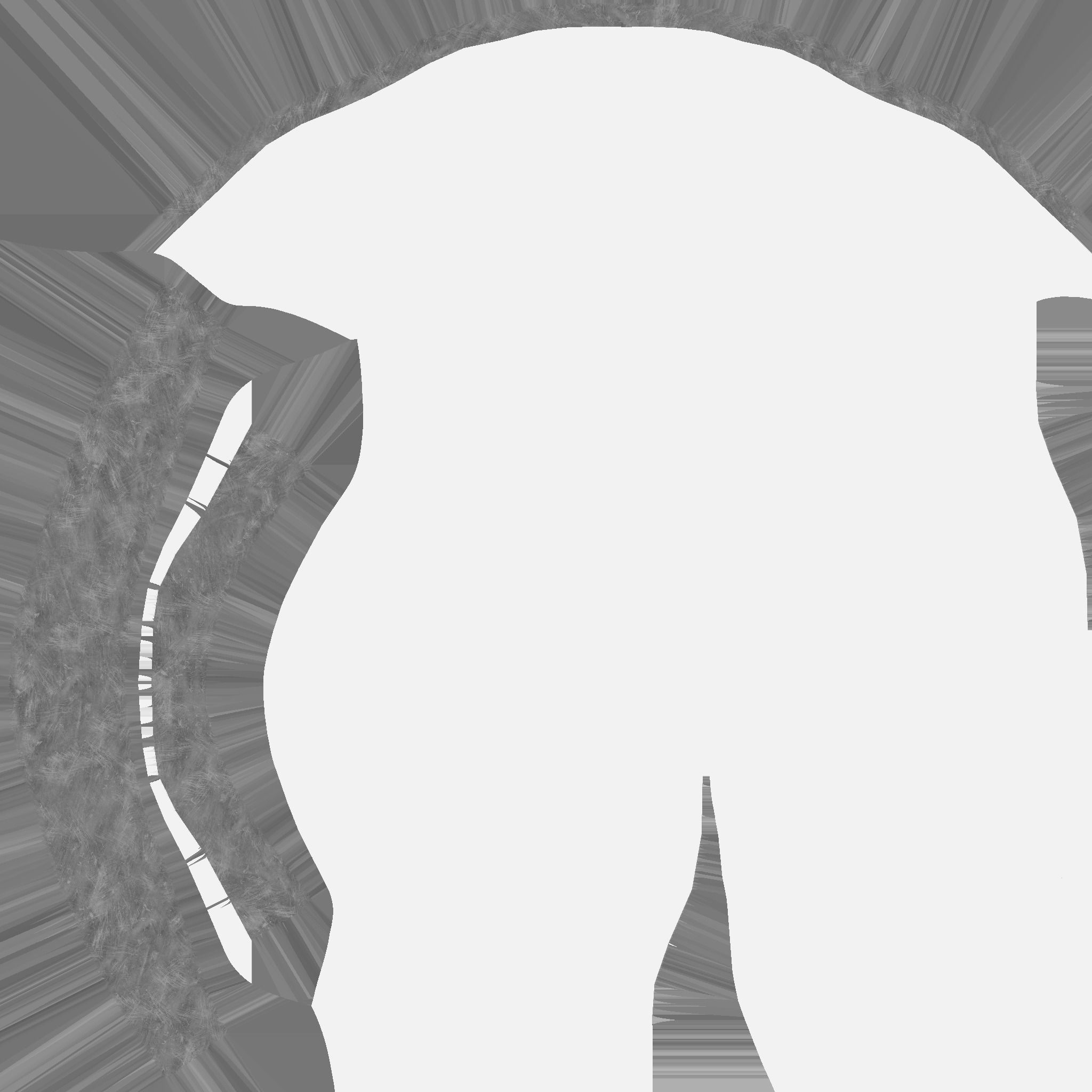 Black Leather Beanie Winter Cap 19 - Character Fashion Design Low-poly 3D model_14