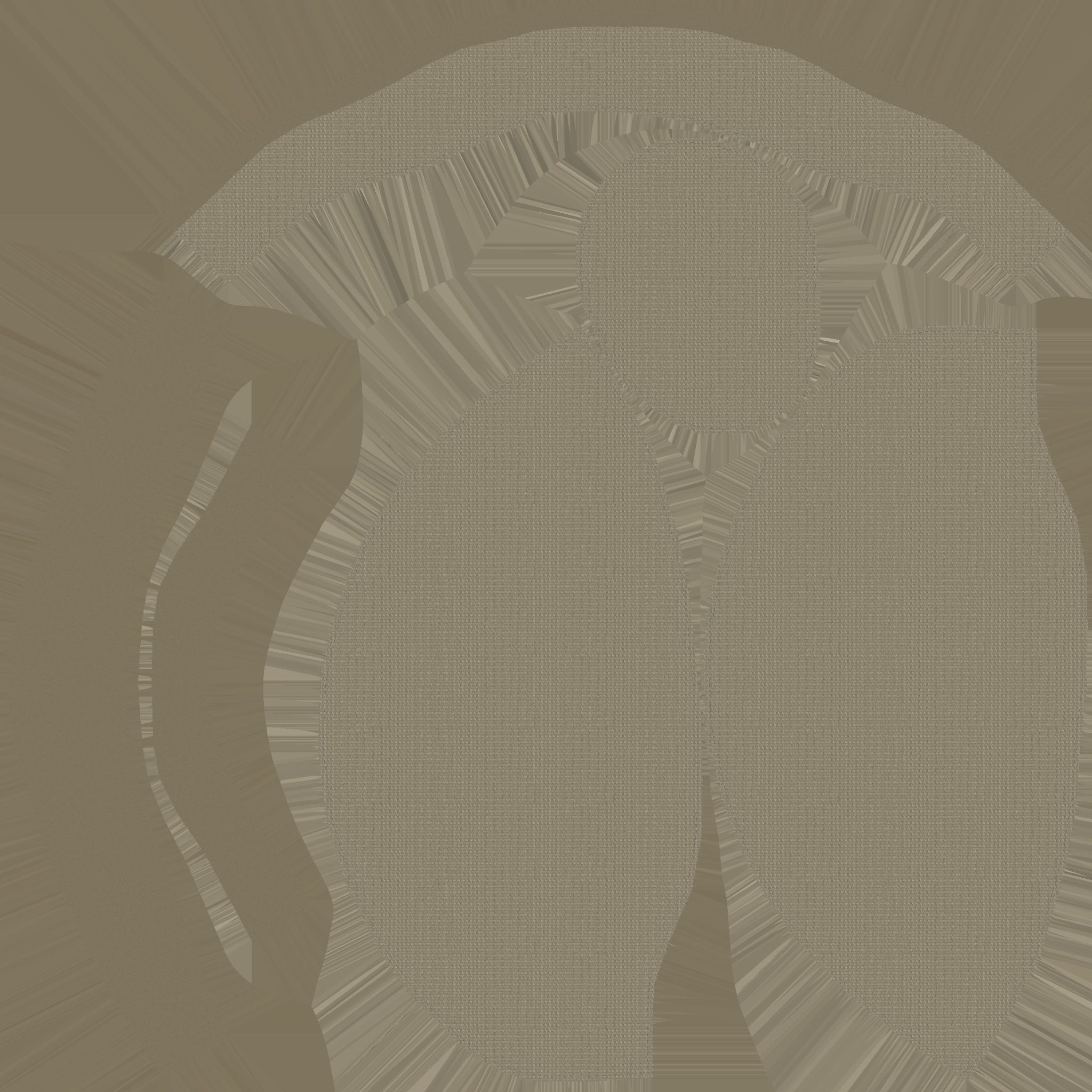 Beige Beanie Winter Cap 20 - Character Fashion Design Low-poly 3D model_15