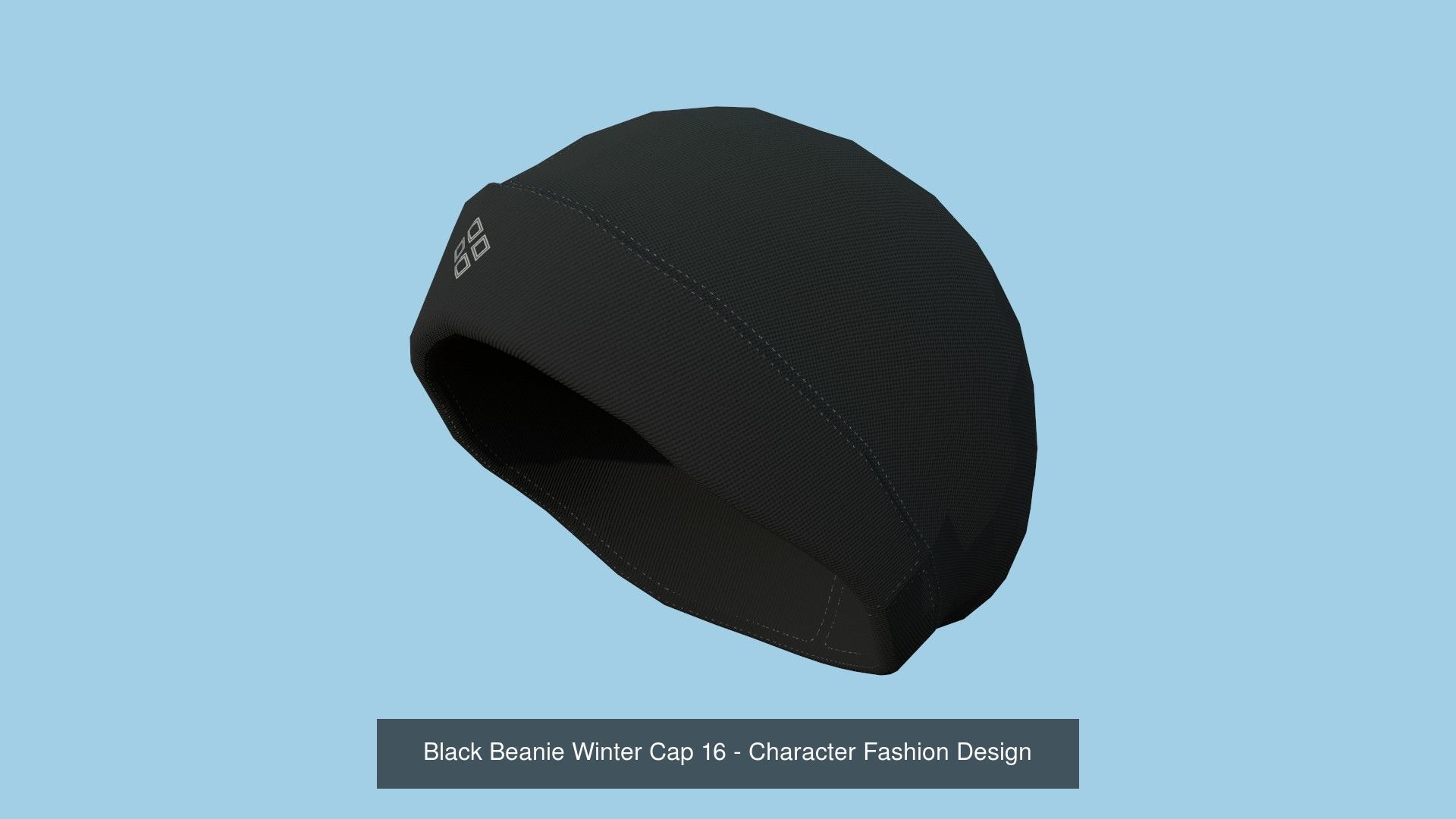 10 Beanie Winter Cap B - Character Fashion Design 3D Model Collection_6