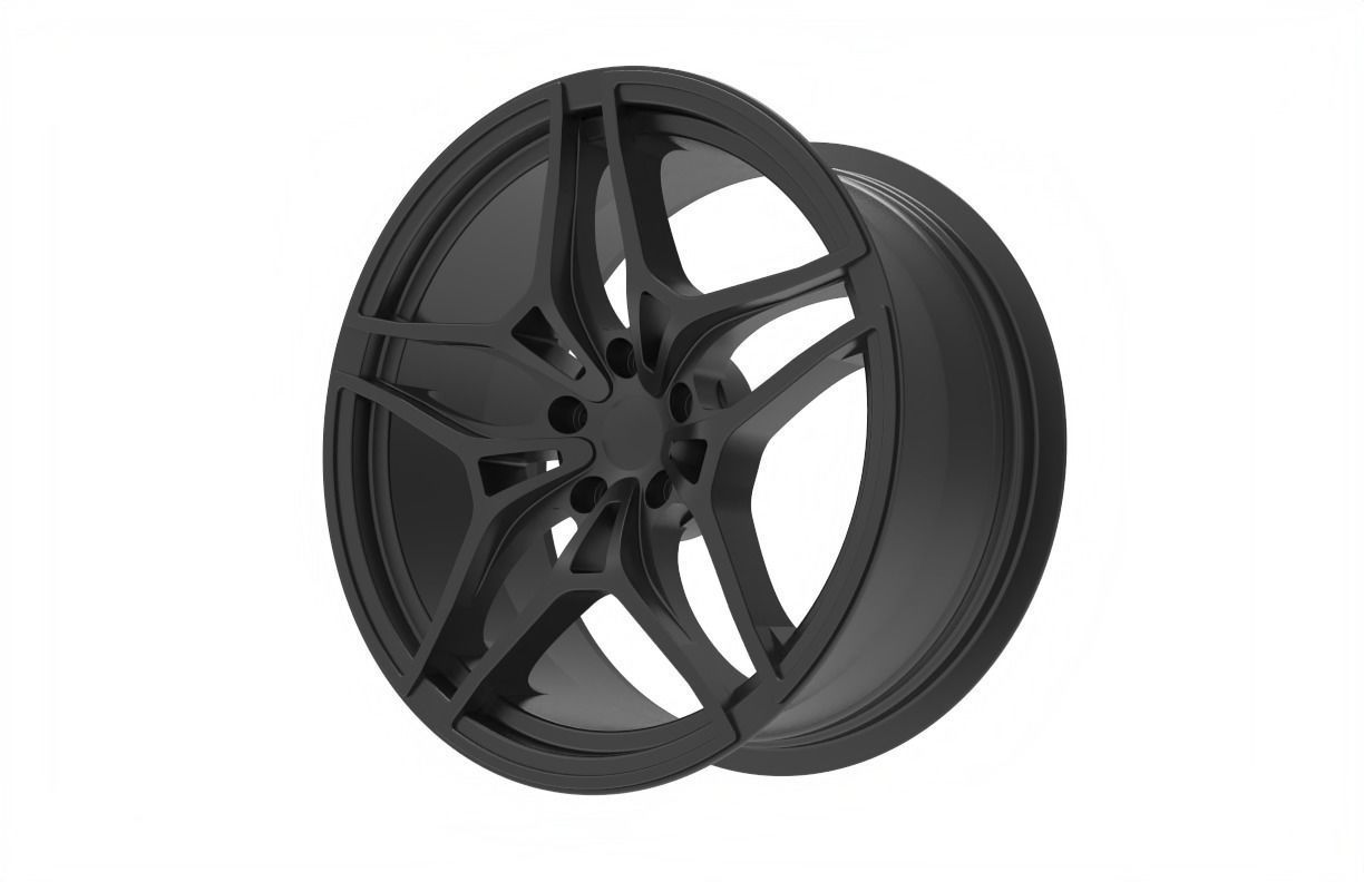 McLaren 720S front wheel rim 3D print model_1
