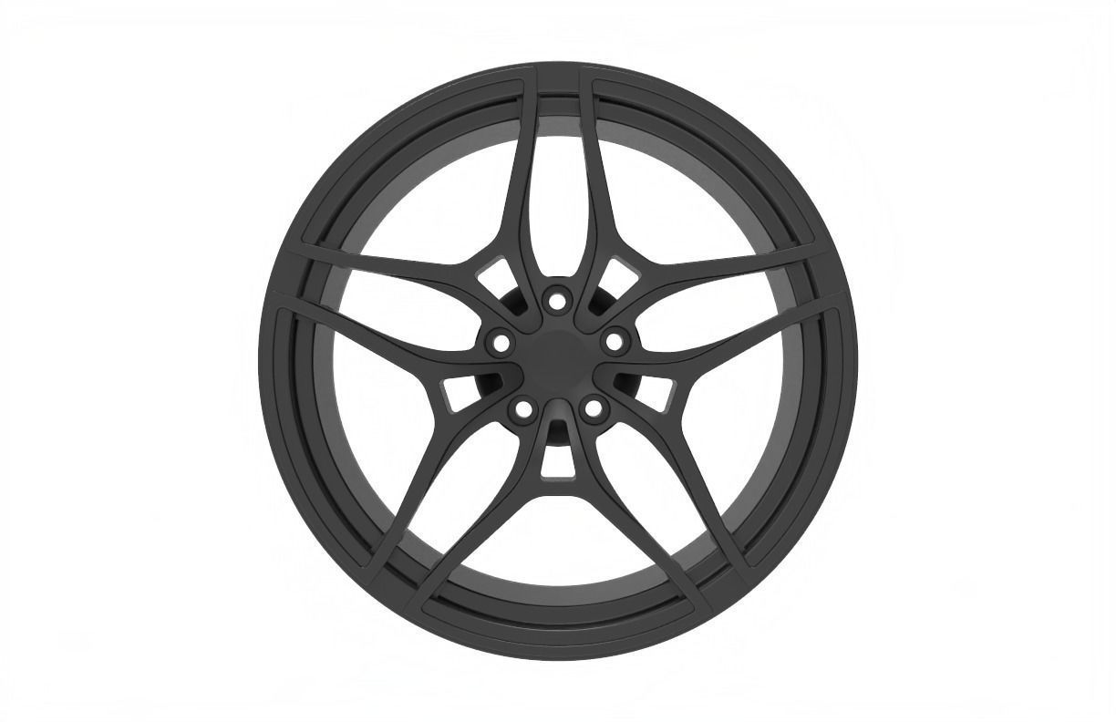 McLaren 720S front wheel rim 3D print model_4