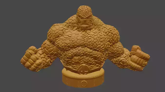The Thing Bust - Fantastic Four 3D print model