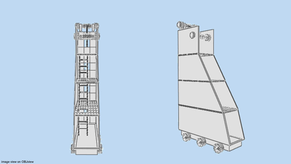 Medieval War Machine - Siege Tower 3D model_5