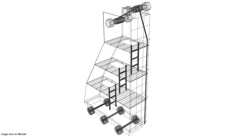 Medieval War Machine - Siege Tower 3D model_3