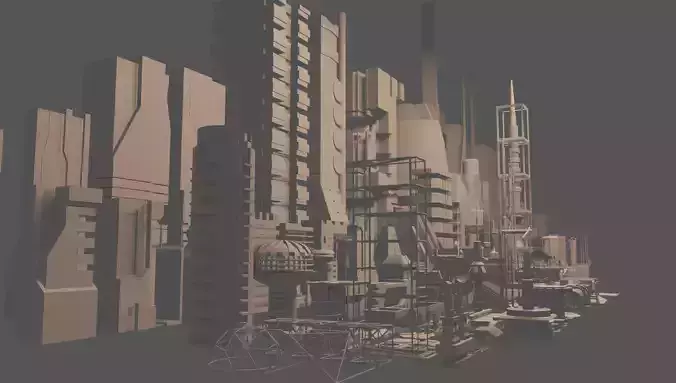 100 SCI-FI KITBASH SET