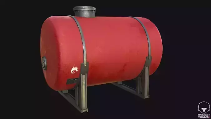 Gas Tank PBR Game Ready