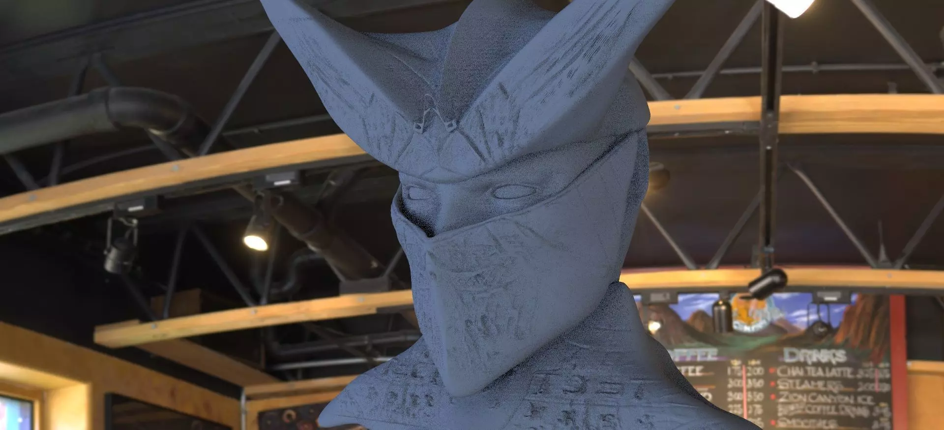 Solar City Mask 3D model_0