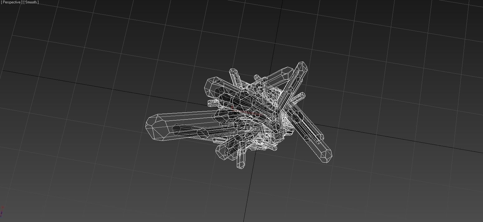 Crystal Emerald Quartz 01 3D model_3