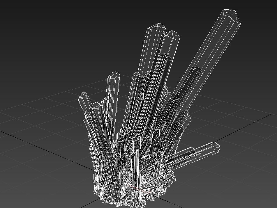 Crystal Emerald Quartz 01 3D model_2